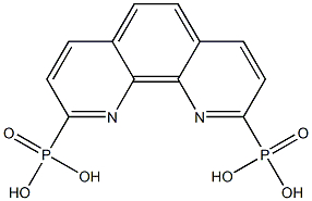 1,10-菲啰啉-2,9-二膦酸, , 结构式