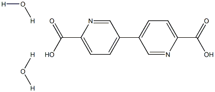 [3,3'-Bipyridine]-6,6'-dicarboxylic Acid Dihydrate Structure