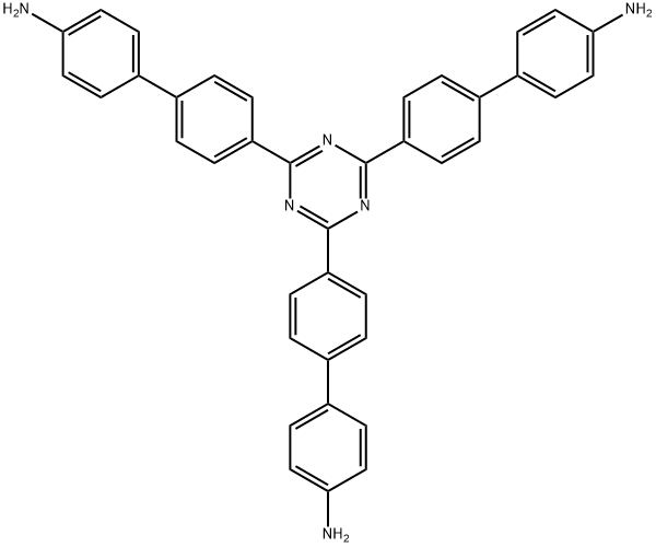 4',4''',4'''''-(1,3,5-triazine-2,4,6-triyl)tris(([1,1'-biphenyl]-4-amine)),2130745-76-3,结构式