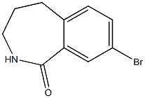 8-bromo-2,3,4,5-tetrahydrobenzo[c]azepin-1-one Structure