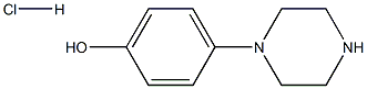 1-(4-羟基苯基)哌嗪盐酸盐, , 结构式
