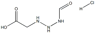 2-(肼甲酰氨基)乙酸盐酸盐, , 结构式