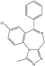 Alprazolam Impurity J Structure