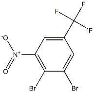 1,2-Dibromo-3-nitro-5-trifluoromethyl-benzene Struktur