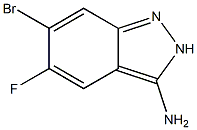 6-Bromo-5-fluoro-2H-indazol-3-ylamine Struktur