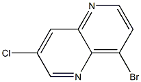 8-Bromo-3-chloro-[1,5]naphthyridine Struktur