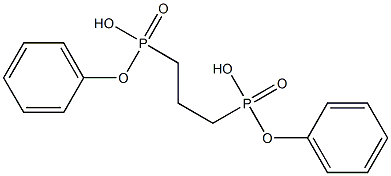 1,3-双(苯基膦酰基)丙烷, , 结构式