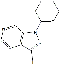 3-Iodo-1-(tetrahydro-pyran-2-yl)-1H-pyrazolo[3,4-c]pyridine Structure