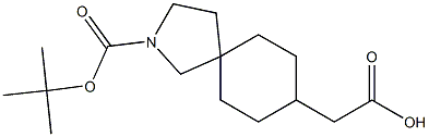 2-(2-(tert-butoxycarbonyl)-2-azaspiro[4.5]decan-8-yl)acetic acid Structure