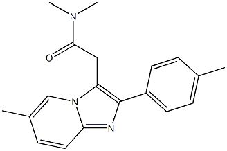 Zolpidem Impurity 18,887282-93-1,结构式