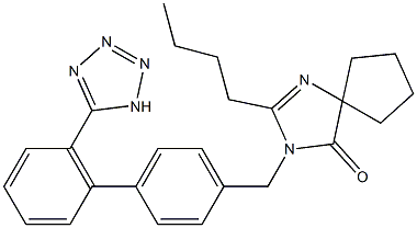 厄贝沙坦杂质14, 133690-91-2, 结构式