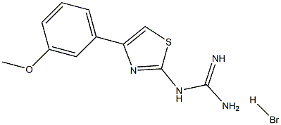 1-(4-(3-Methoxyphenyl)thiazol-2-yl)guanidine Hydrobromide Structure