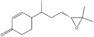 4-((2R)-4-(3,3-Dimethyloxiran-2-yl)butan-2-yl)cyclohex-2-enone Structure