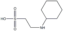 2-(N-Cyclohexylamino)ethanesulfonic acid 99+% Structure