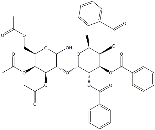3,4,6-Tri-O-acetyl-2-O-(2,3,4-tri-O-benzoyl-a-L-fucopyranosyl)-D-galactopyranose
