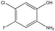 2-Amino-5-chloro-4-fluorophenol Struktur