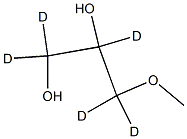 3-甲氧基-1,2-丙二醇-D5, , 结构式