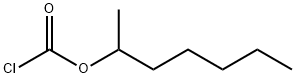 氯甲酸2-庚酯 结构式