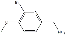 (6-Bromo-5-methoxy-pyridin-2-yl)-methyl-amine Struktur
