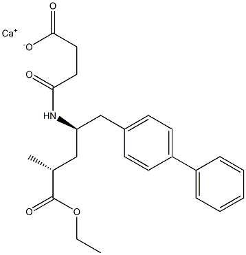 monocalciummono(4-(((2R,4R)-1-([1,1'-biphenyl]-4-yl)-5-ethoxy- 4-methyl-5-oxopentan-2-yl)amino)-4-oxobutanoate)