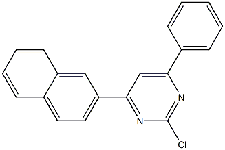2-chloro-4-(naphthalen-2-yl)-6-phenylpyrimidine Structure