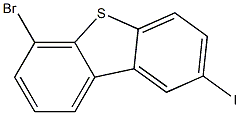 6-bromo-2-iododibenzo[b,d]thiophene Structure