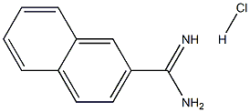 2-naphthimidamide hydrochloride Structure