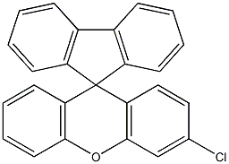 3'-chlorospiro[fluorene-9,9'-xanthene] Structure