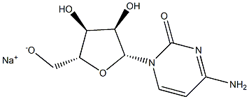 胞苷酸单钠盐, , 结构式