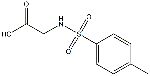 N-对甲苯磺酰甘氨酸, , 结构式