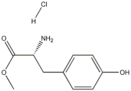 D-酪氨酸甲酯盐酸盐,,结构式