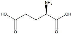D - 谷氨酸 结构式