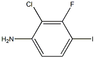 2-Chloro-3-fluoro-4-iodo-phenylamine Struktur
