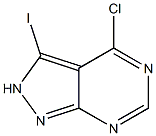 4-Chloro-3-iodo-2H-pyrazolo[3,4-d]pyrimidine Struktur