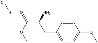 methyl (S)-2-amino-3-(4-methoxyphenyl)propanoate hydrochloride Structure