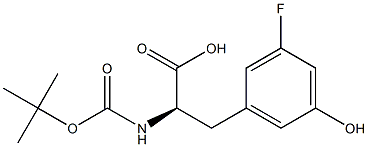 (2R)-2-{[(tert-butoxy)carbonyl]amino}-3-(3-fluoro-5-hydroxyphenyl)propanoic acid