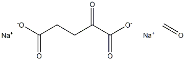 Α-酮戊二酸二钠,无水 结构式