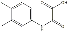 N-(3,4-二甲基苯基)草氨酸,,结构式