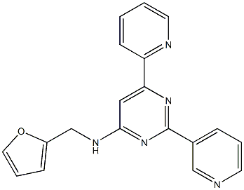 N-(2-FURYLMETHYL)-6-PYRIDIN-2-YL-2-PYRIDIN-3-YLPYRIMIDIN-4-AMINE