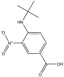 4-TERT-BUTYLAMINO-3-NITRO-BENZOIC ACID 化学構造式