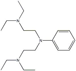 1,1,7,7-TETRAETHYL-4-PHENYL DIETHYLENE TRIAMINE Structure