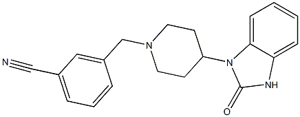 3-([4-(2-OXO-2,3-DIHYDRO-1H-BENZIMIDAZOL-1-YL)PIPERIDIN-1-YL]METHYL)BENZONITRILE
