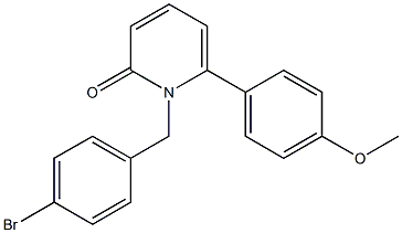 1-(4-BROMOBENZYL)-6-(4-METHOXYPHENYL)PYRIDIN-2(1H)-ONE