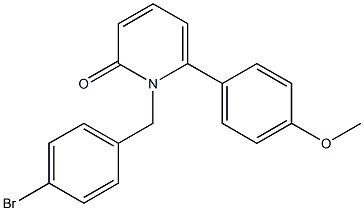 1-(4-BROMOBENZYL)-6-(4-METHOXYPHENYL)PYRIDIN-2(1H)-ONE Structure
