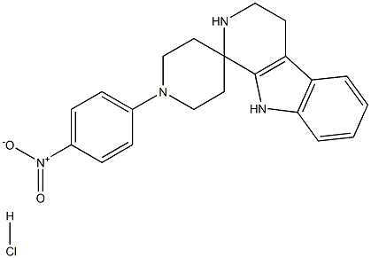 SPIRO-[N-(4-NITROPHENYL)PIPERIDINE-4',1-(1,2,3,4-TETRAHYDRO-BETA-CARBOLINE)]HYDROCHLORIDE