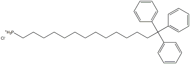十四烷基三苯基氯化膦, , 结构式