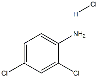 2,4-二氯苯胺盐酸盐, , 结构式