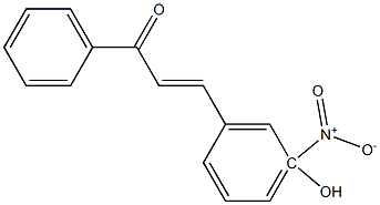 3Nitro-3-HydroxyChalcone Struktur