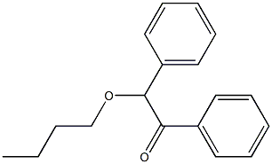 Benzoin n-butyl ether Structure