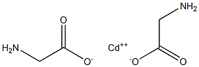 Cadmium diglycine Struktur
